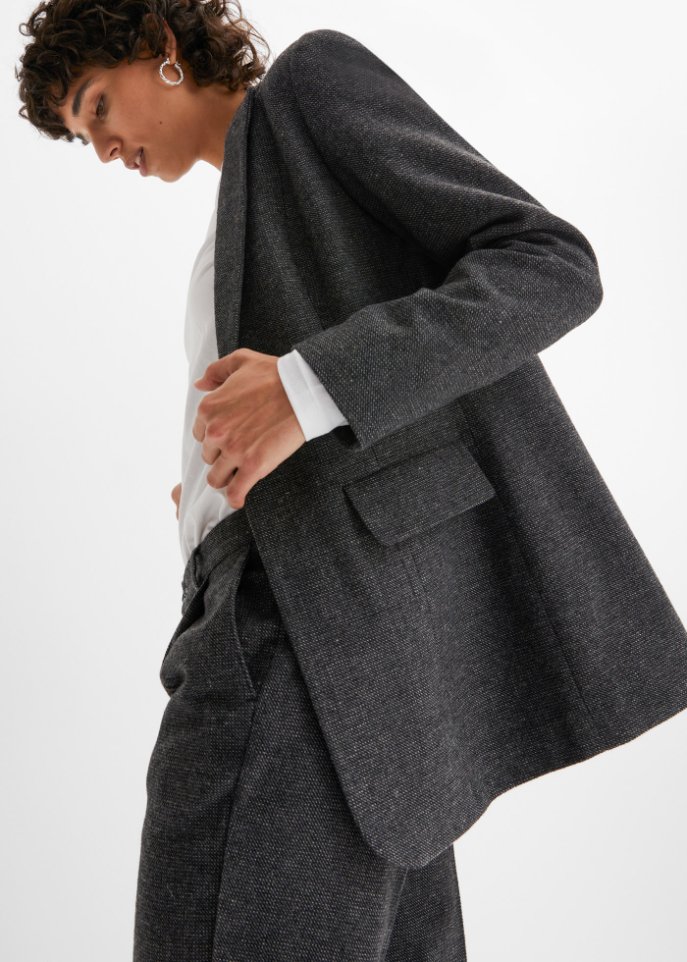 Blazer in Wolloptik