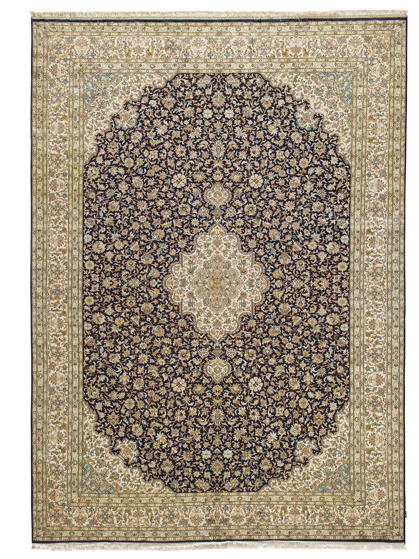 Kaschmir Seide 18/18 ca. 218 x 303 cm, Unikat / Einzelstück