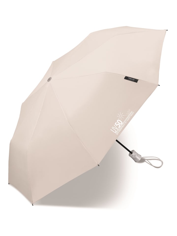 happy rain Mini AC UV50 Protect Automatik Taschenschirm in grau günstig kaufen onesize