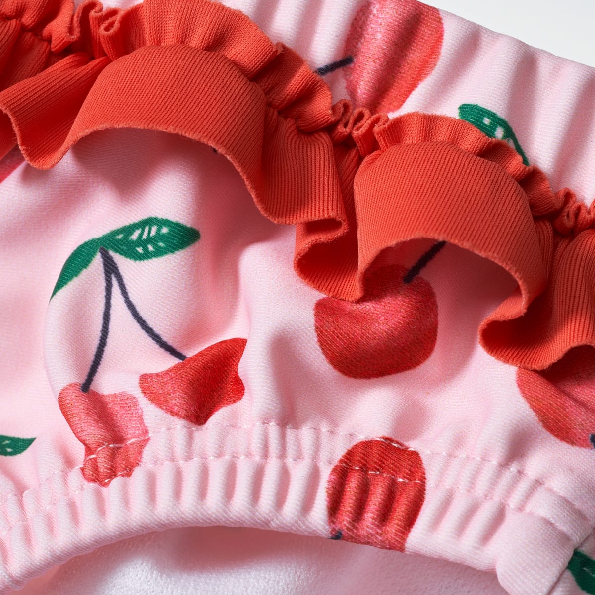 Schwimmwindel mit Kirsch-Muster, rosa, Gr. 86/92, 1 St