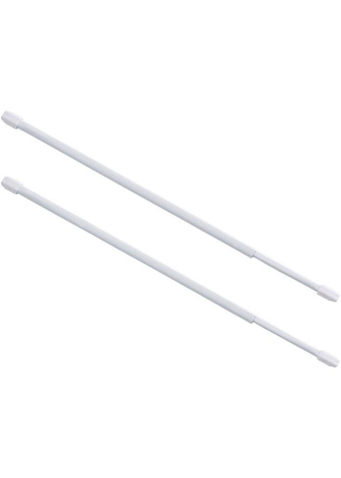Vitragestange zum Ausziehen (2er Pack)