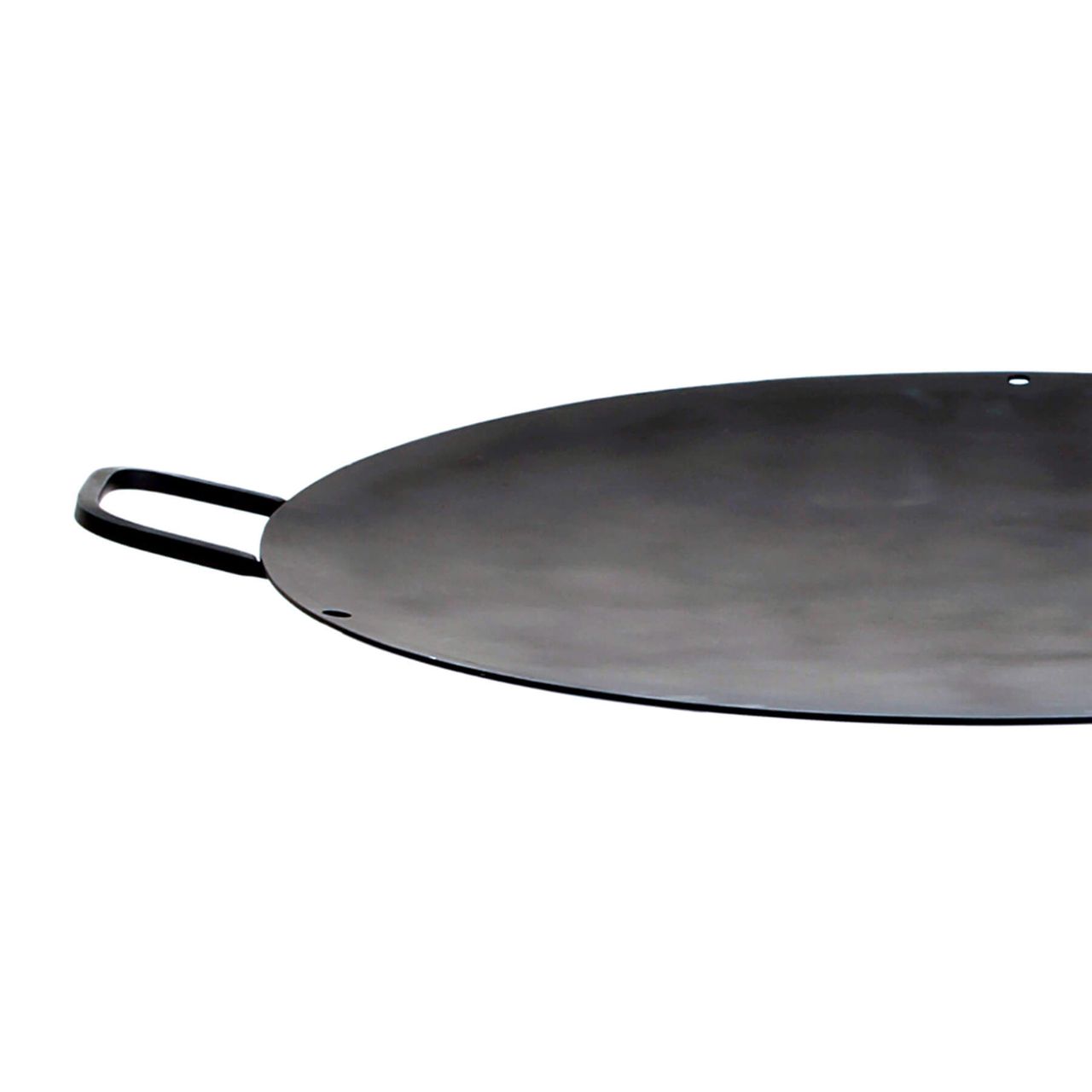 PaellaWorld International Paella World Wokschale/Grillschale mit 2 Griffen, Ø 70 cm, Stahl unbeschichtet