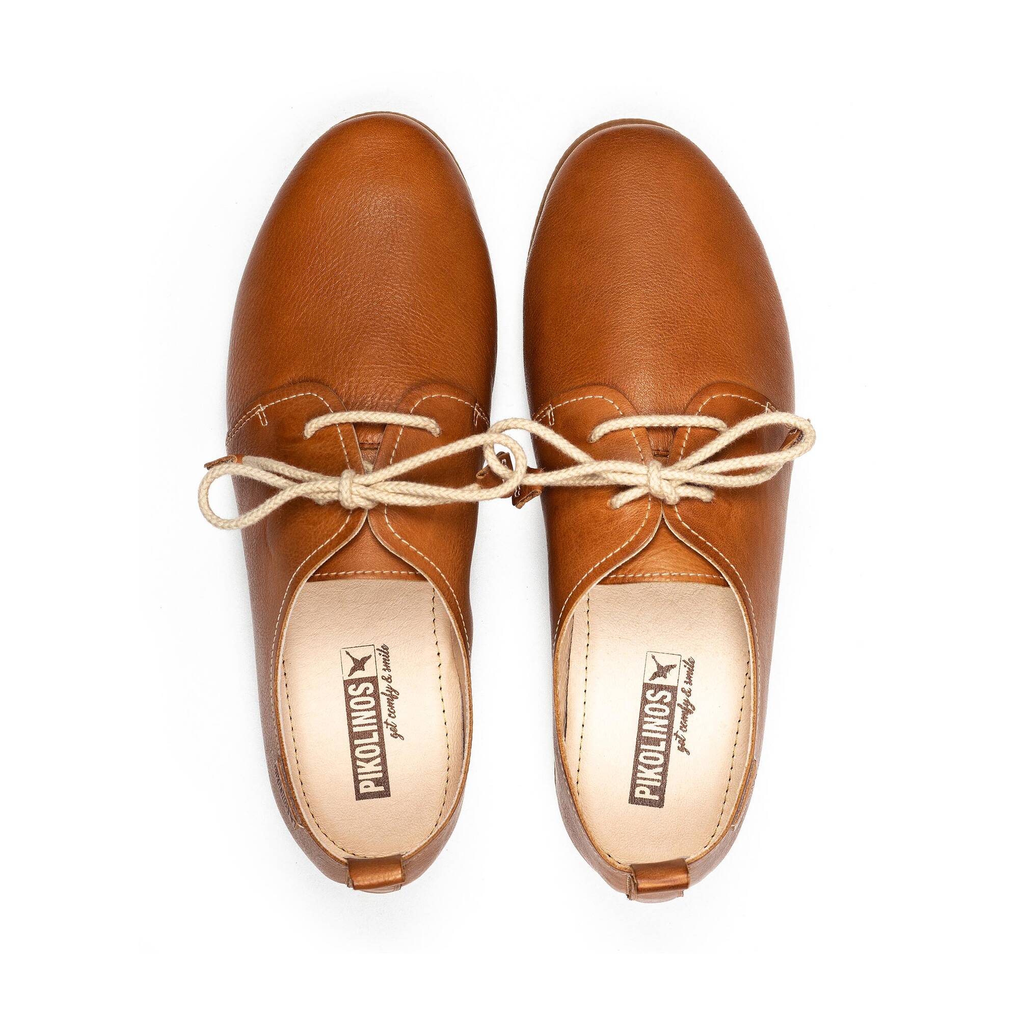 proste buty sznurowane - BRANDY