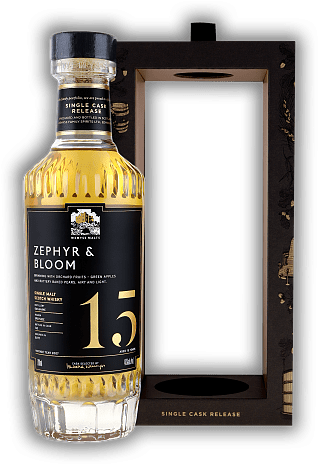 Dailuaine Wemyss Malts Zephyr & Bloom 15 Years 2007 46% Dailuaine Wemyss Malts Zephyr & Bloom 15 Years 2007 46% Voller Obst aus dem Obstgarten-Grüne Äpfel und buttrig gebackenen Birnen. Luftig und leicht. Alter 15 J. - 0,7	 Liter - Vol 46%