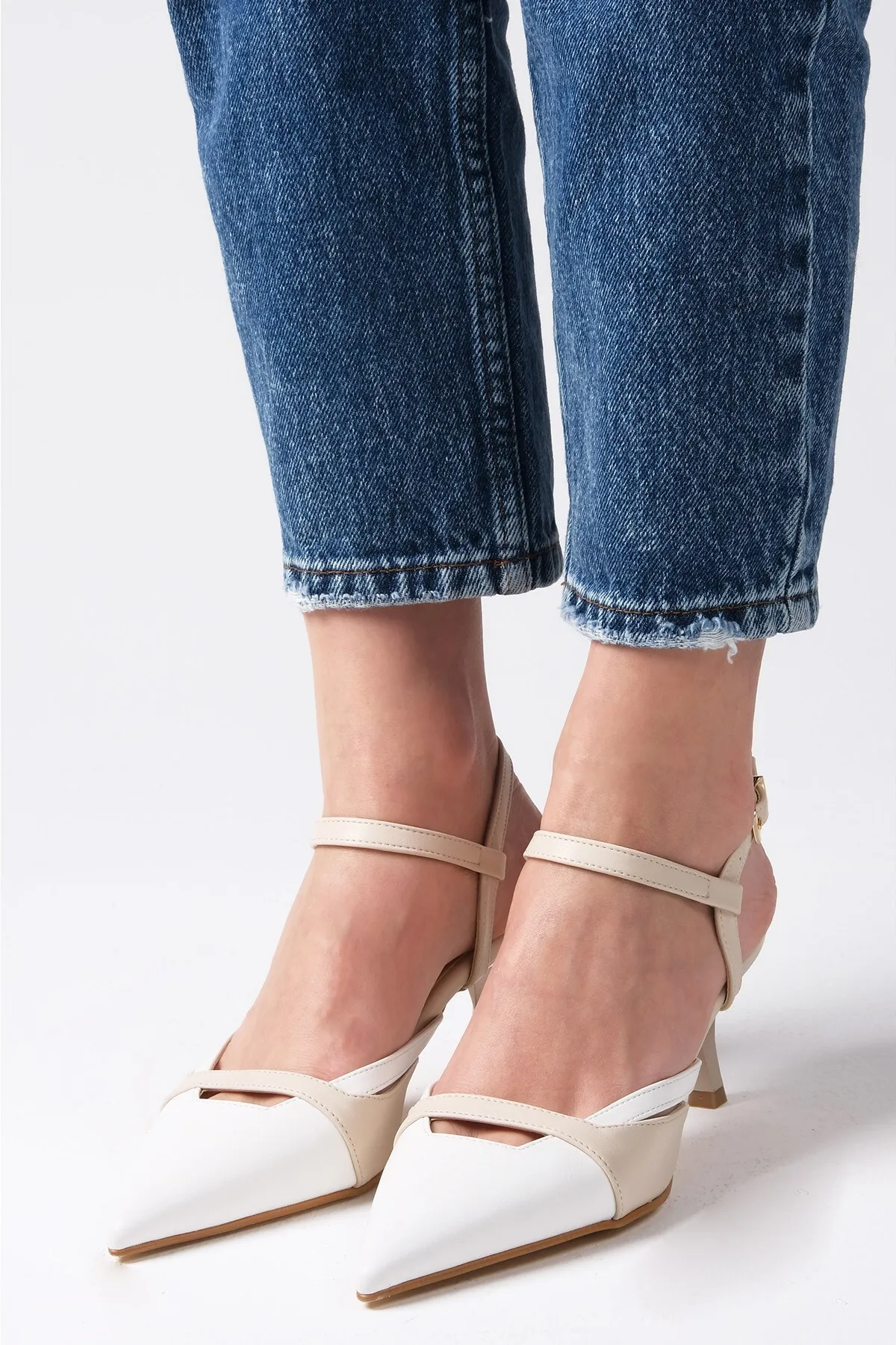 Mio Gusto  High Heels - Weiß - Pfennigabsatz/Stiletto