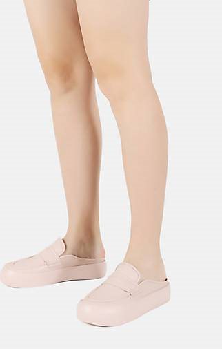ekonika Mules mit massiver Gummisohle
