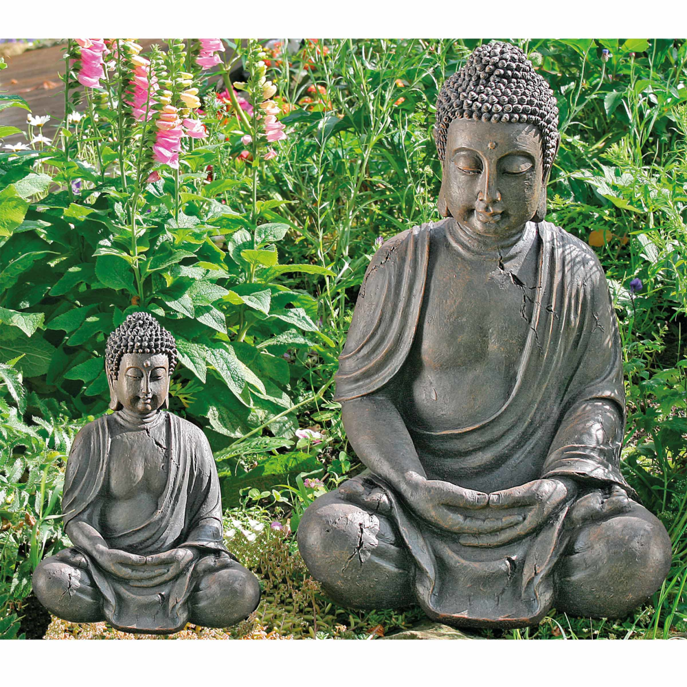 Deko-Figur Buddha braun