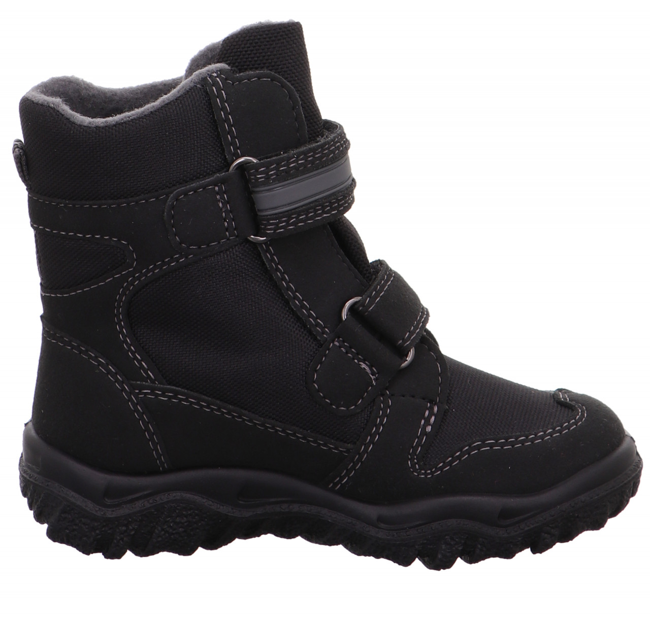 HUSKY - Schwarz/Grau Boots mit Klettverschluss