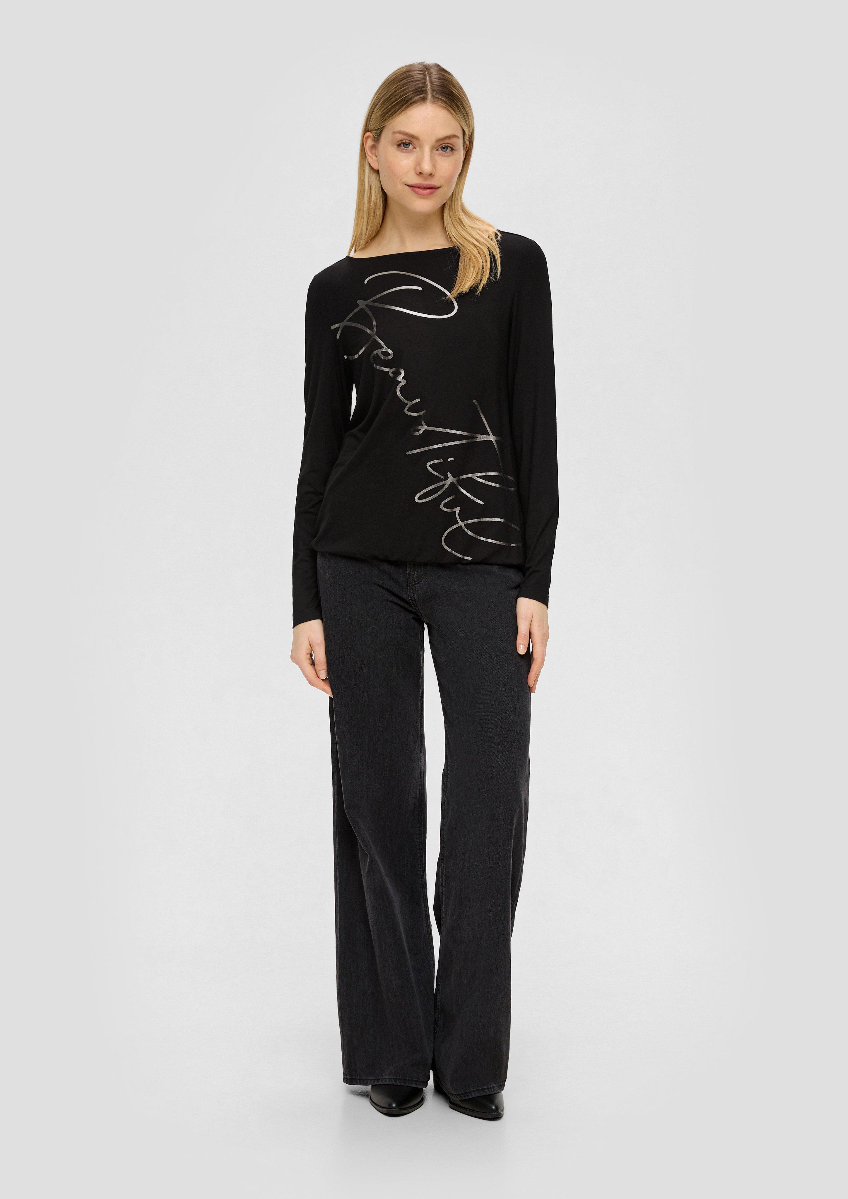 Longsleeve aus Viskosestretch  2138908-99D1