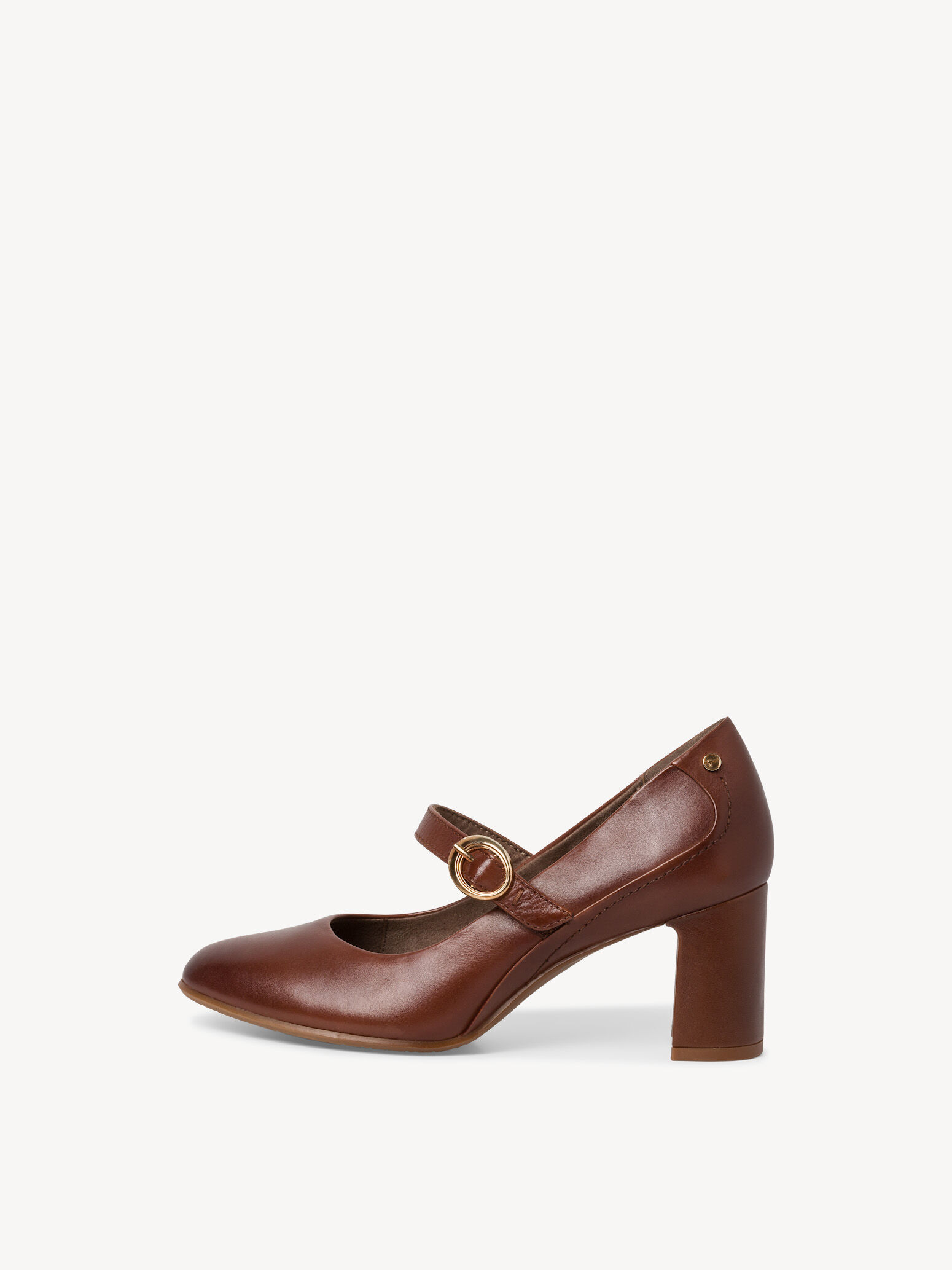 Escarpin en cuir - marron