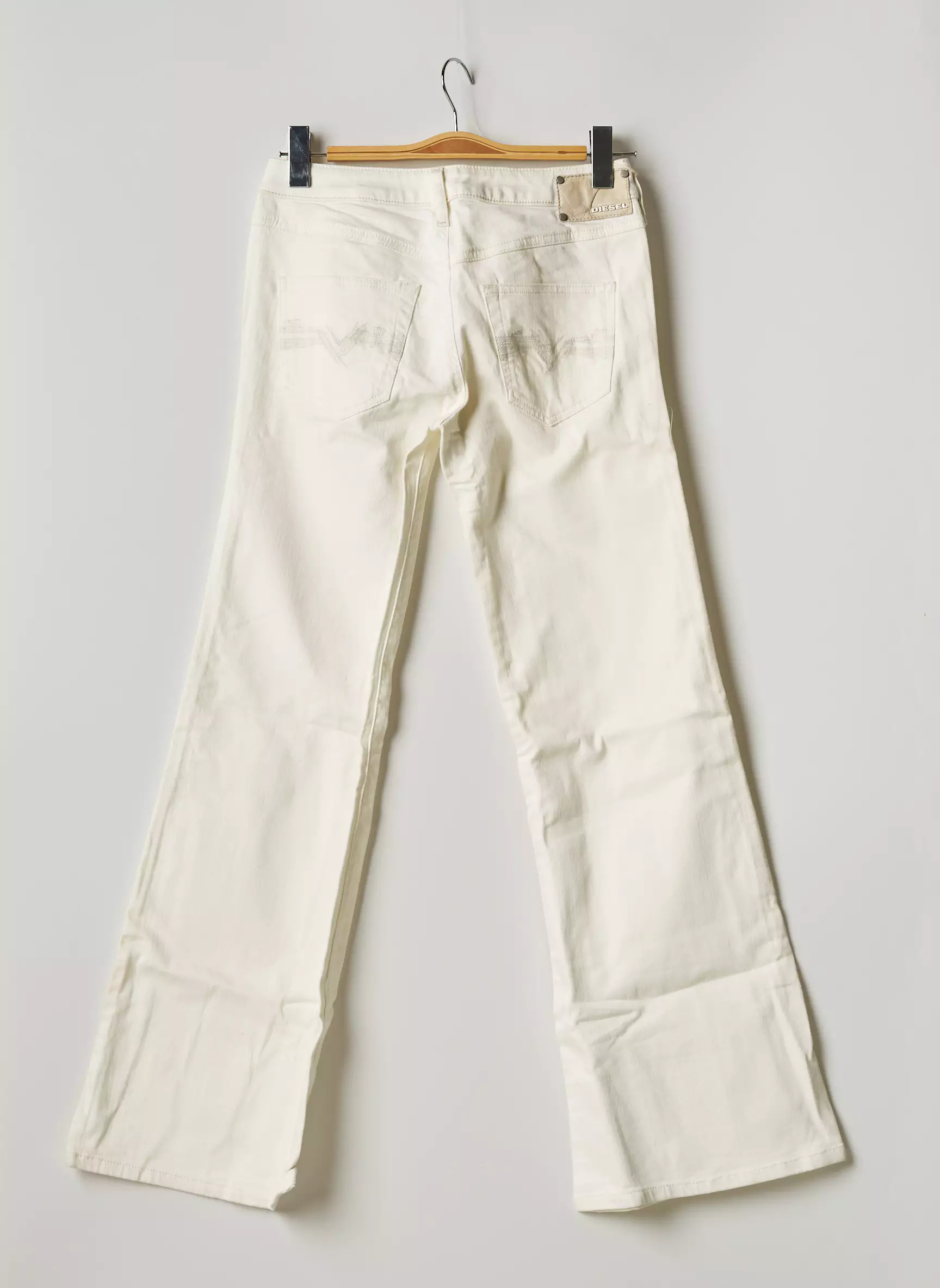 Diesel Pantalons Larges Femme couleur beige