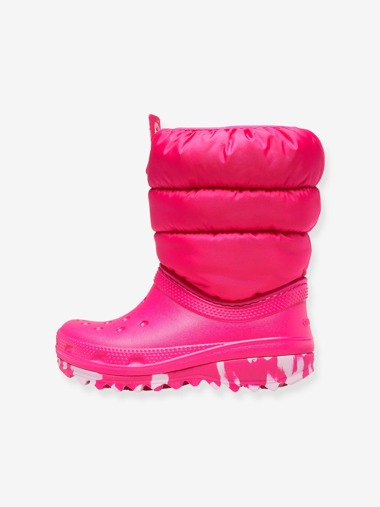 Bottes bébé Classic Neo Puff Boot T CROCS (TM) rose