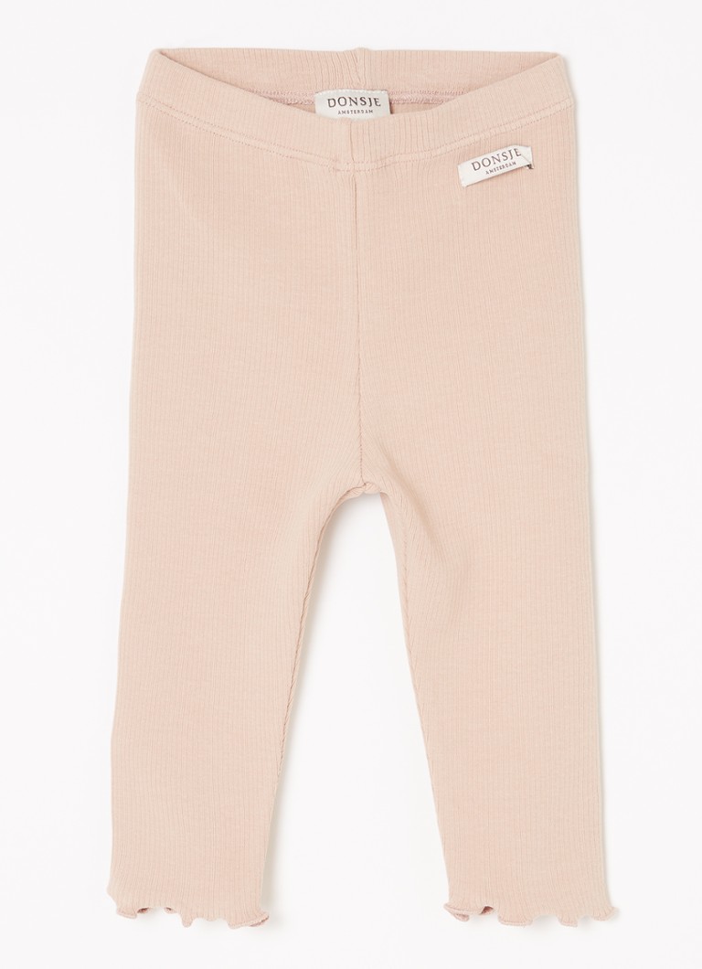 Donsje Amsterdam Joline bordázott leggings biopamutból