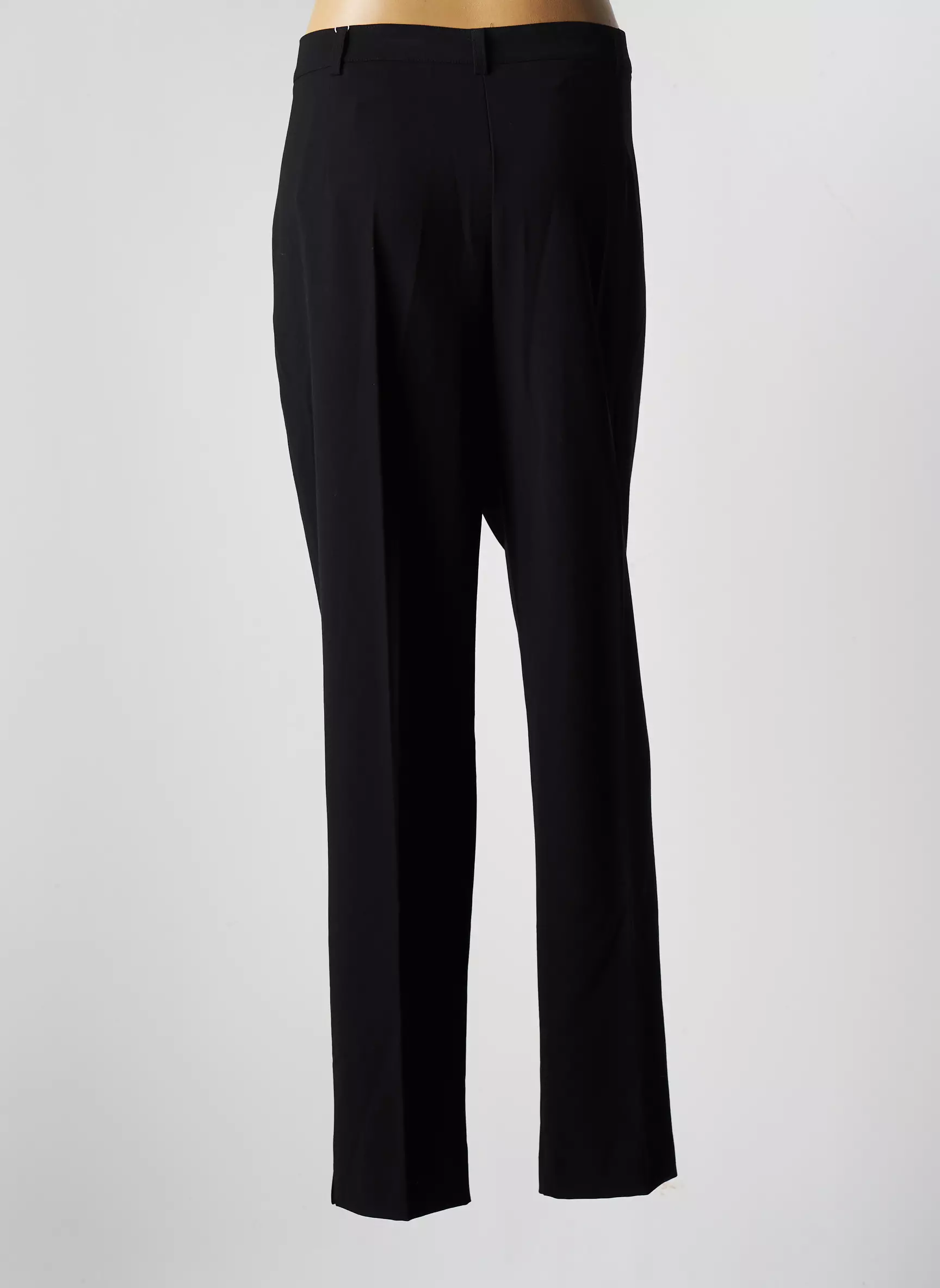 Mode De Paris Pantalons Droits Femme couleur noir