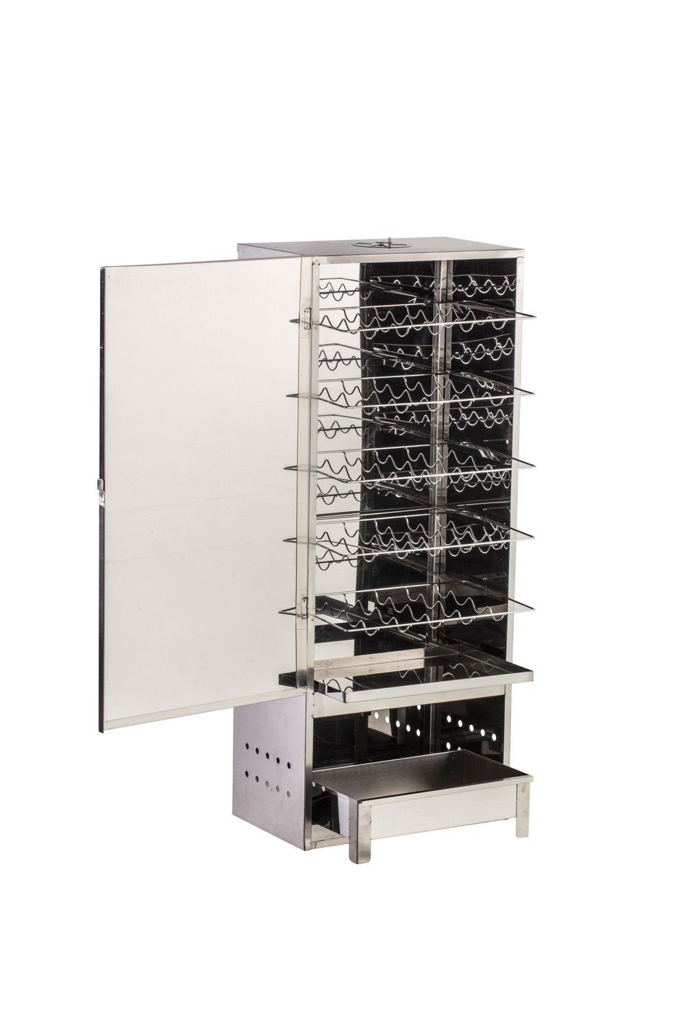 WAGNER Holzkohlegrill RS600, Räucherschrank Smoker