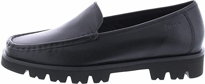 SIOUX Sportliche Slipper schwarz Slipper mit dicker Sohle
