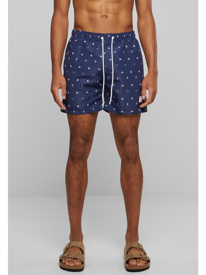 Urban Classics Urban Classics Badeshorts in skullandyacht aop günstig kaufen