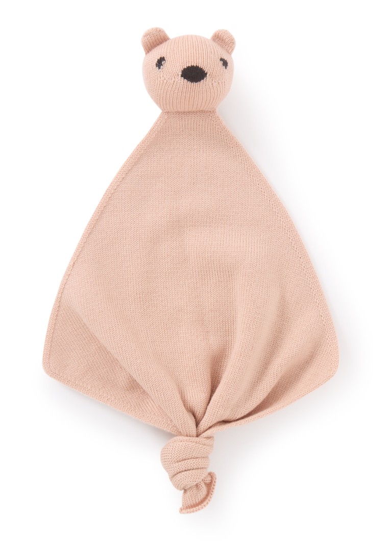 Pătură moale Teddy Tokki, confecționată din lână merinos albă.