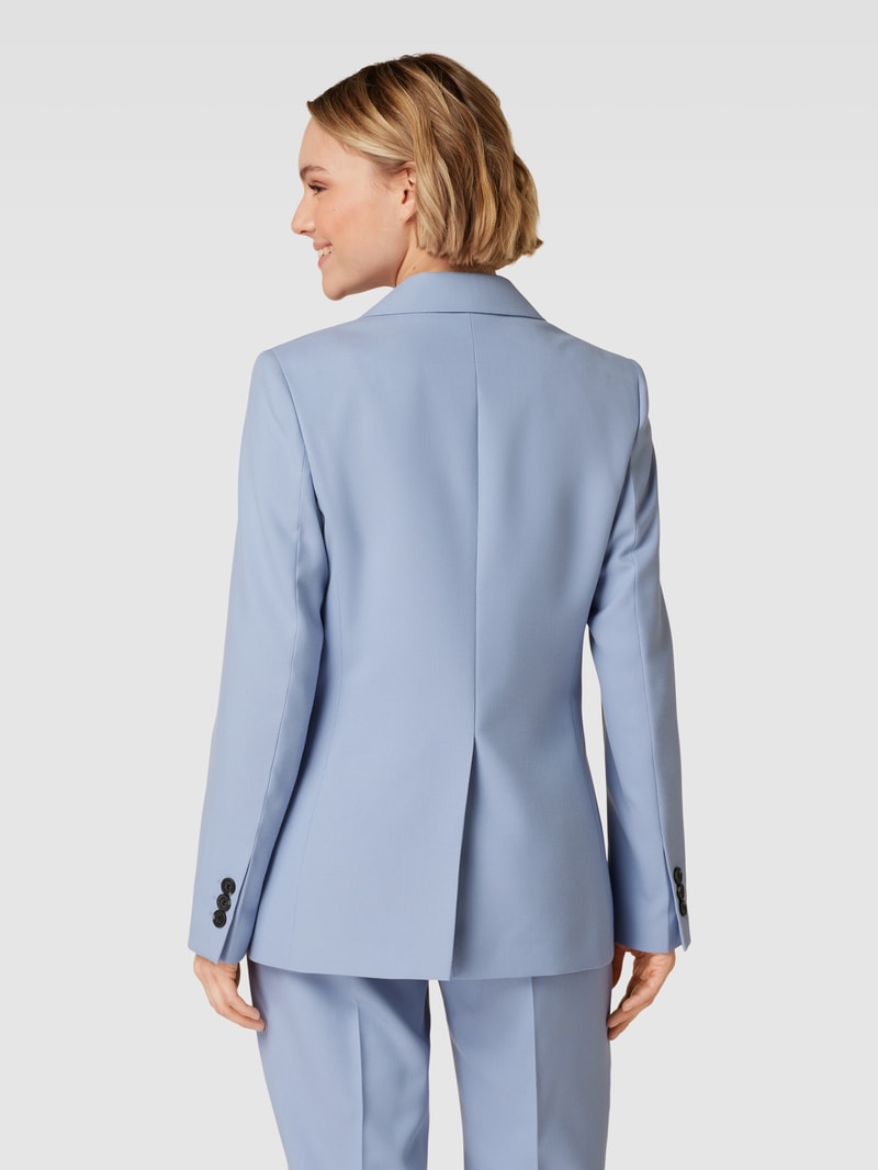 Blazer mit Reverskragen Modell 'ESSENTIAL' in hellblau