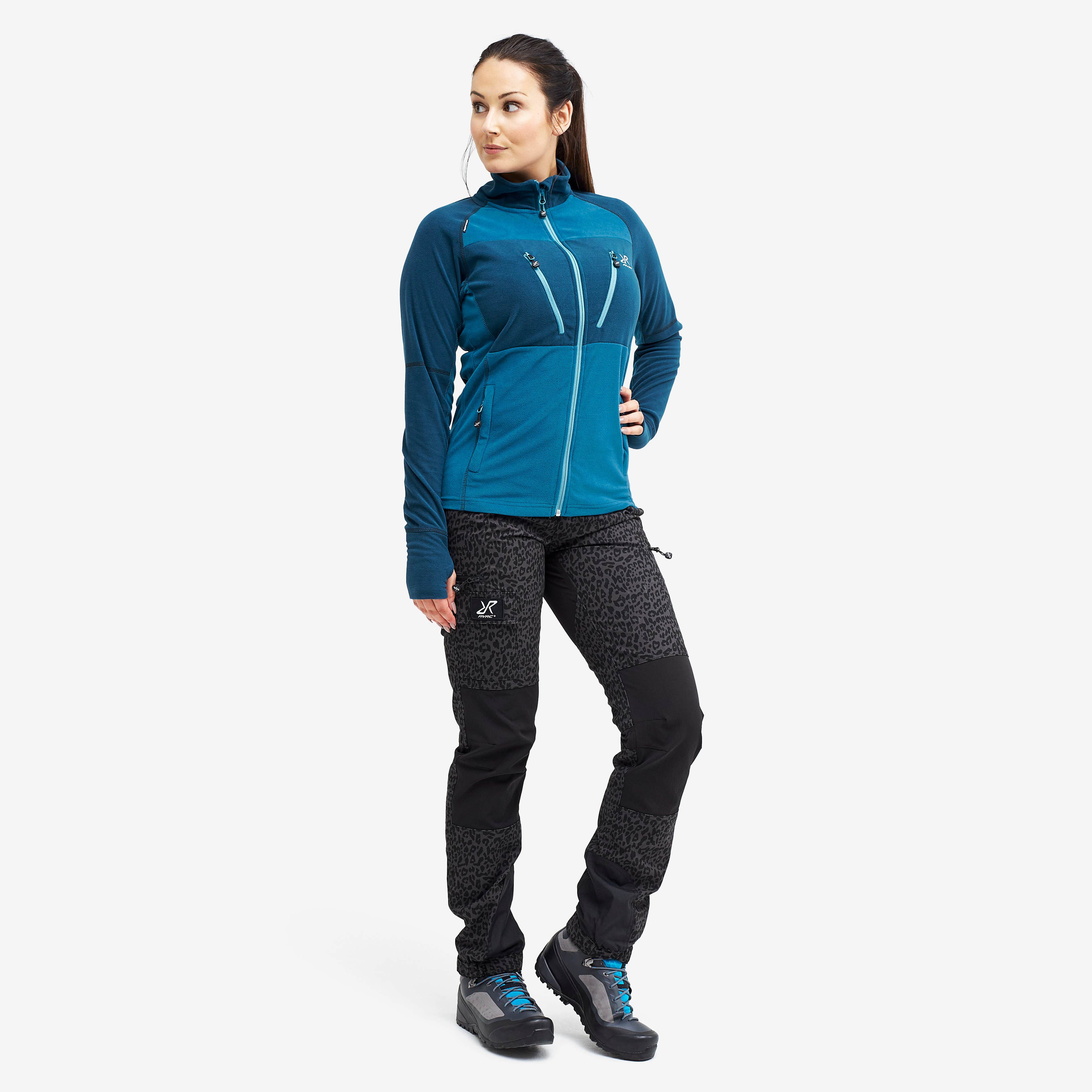 Nordwand Pants Femme Grey Leo