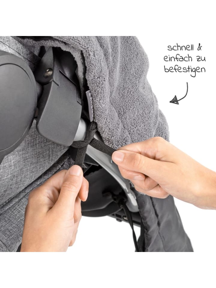 Zamboo Universal Fleece-Decke / Beindecke für Kinderwagen in grau günstig kaufen onesize