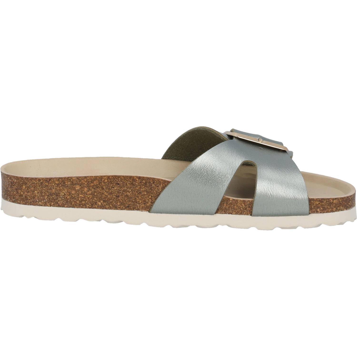 Palado Tinos BEGS by Sila Sahin, Pantoletten, Damen, Olive Metallic
