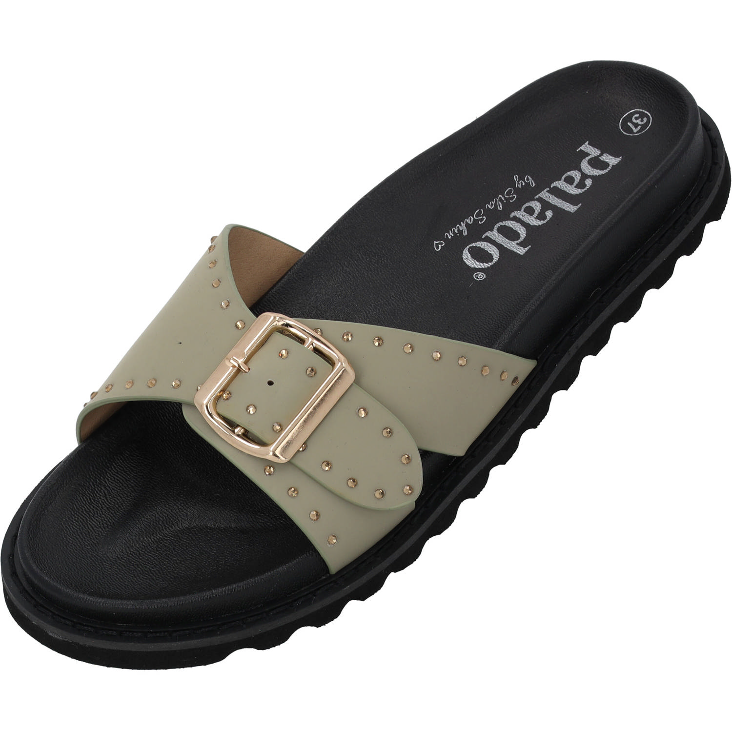 Palado Cirlo by Sila Sahin, Pantoletten & Badeschuhe, Damen, Khaki