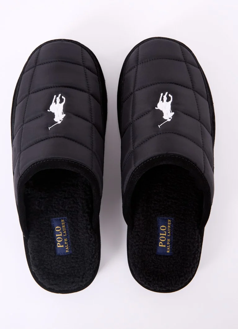 Klompa Ralph Lauren Reade Scuff s detaljima od brušene kože