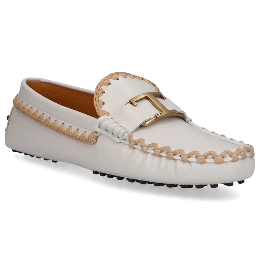 Tod's - Mokassins GOMMINO Kalbsleder - weiß