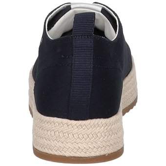 Tom Tailor Plateau Sneaker in blau