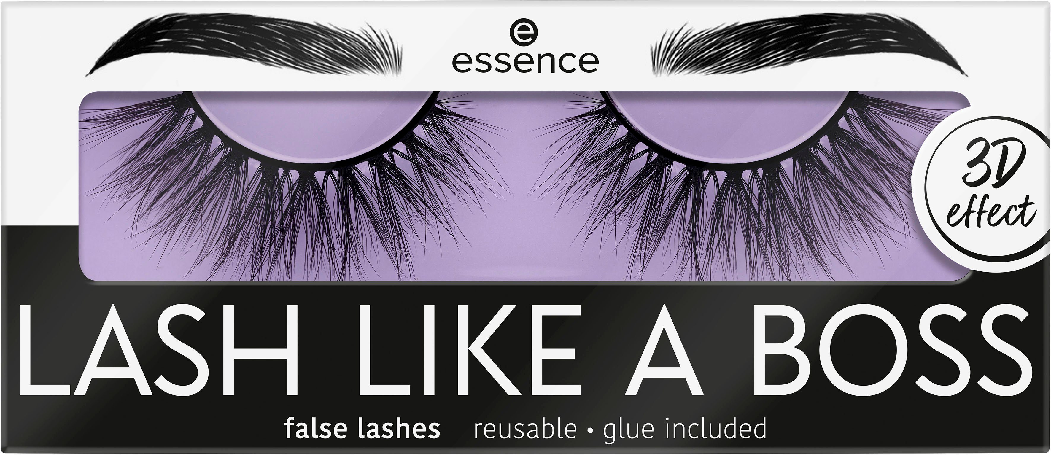 Essence Bandwimpern LASH LIKE A BOSS false lashes, Set, 3 tlg.
