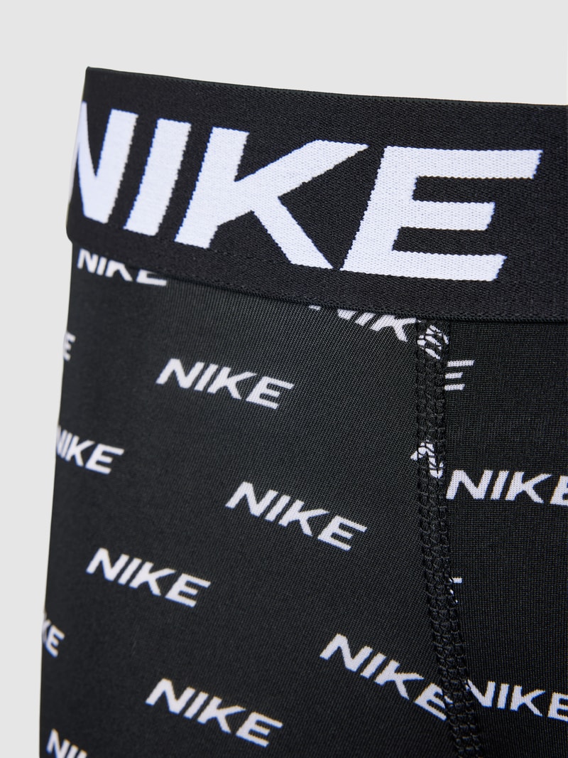 Trunks mit elastischem Logo-Bund im 3er-Pack in mittelgrau