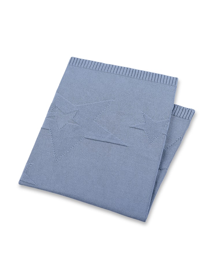 Sterntaler Strick-Schmusedecke in bleu günstig kaufen onesize