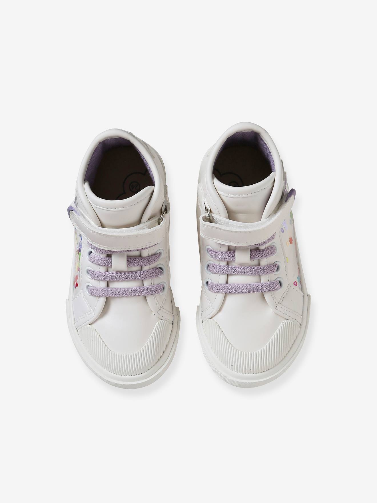 Vertbaudet Mädchen High-Sneakers mit Anziehtrick - weiß