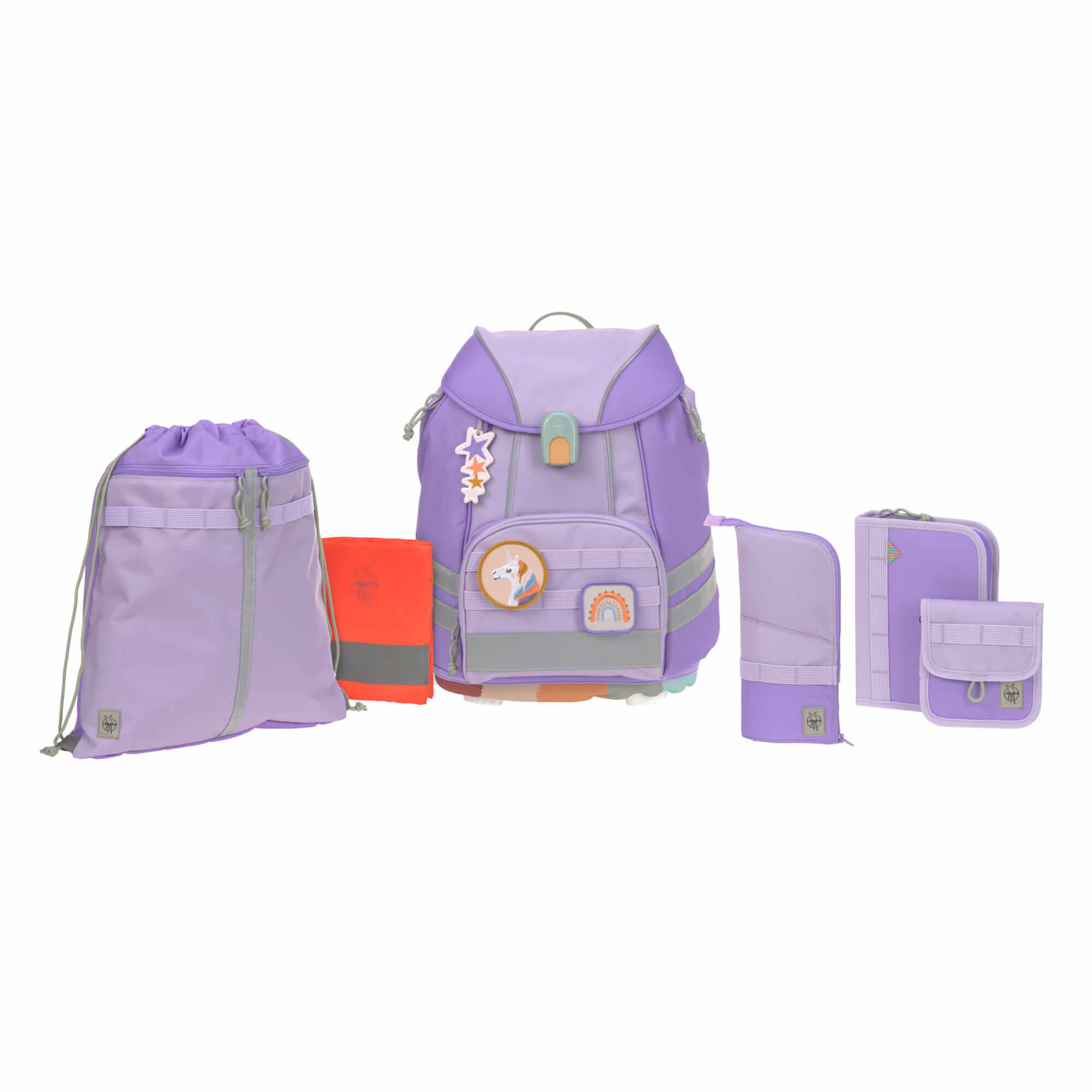 Schulranzen Set 7-teilig, Flexy Unique Violet
