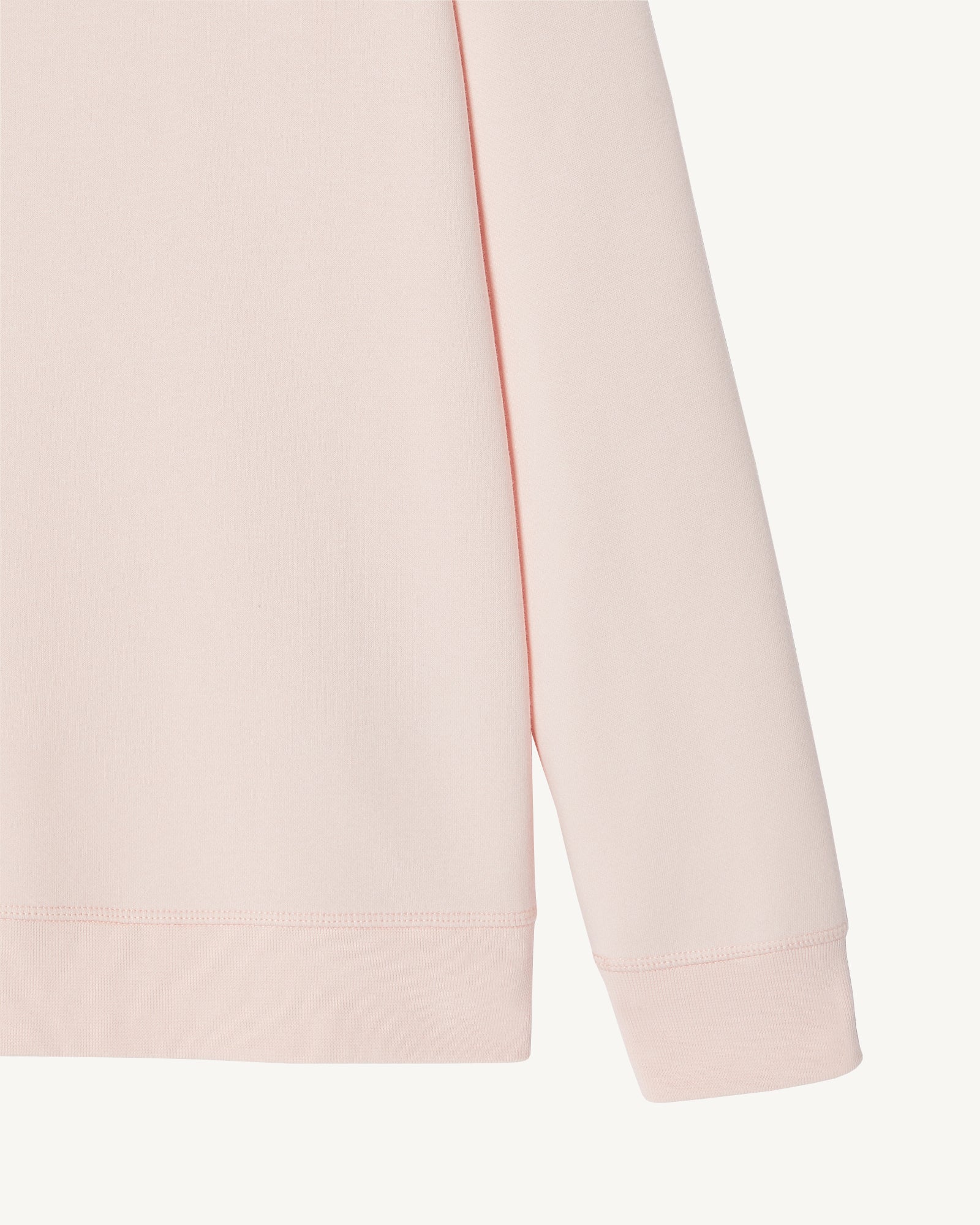 Sweat en coton biologique Rose clair Elvas