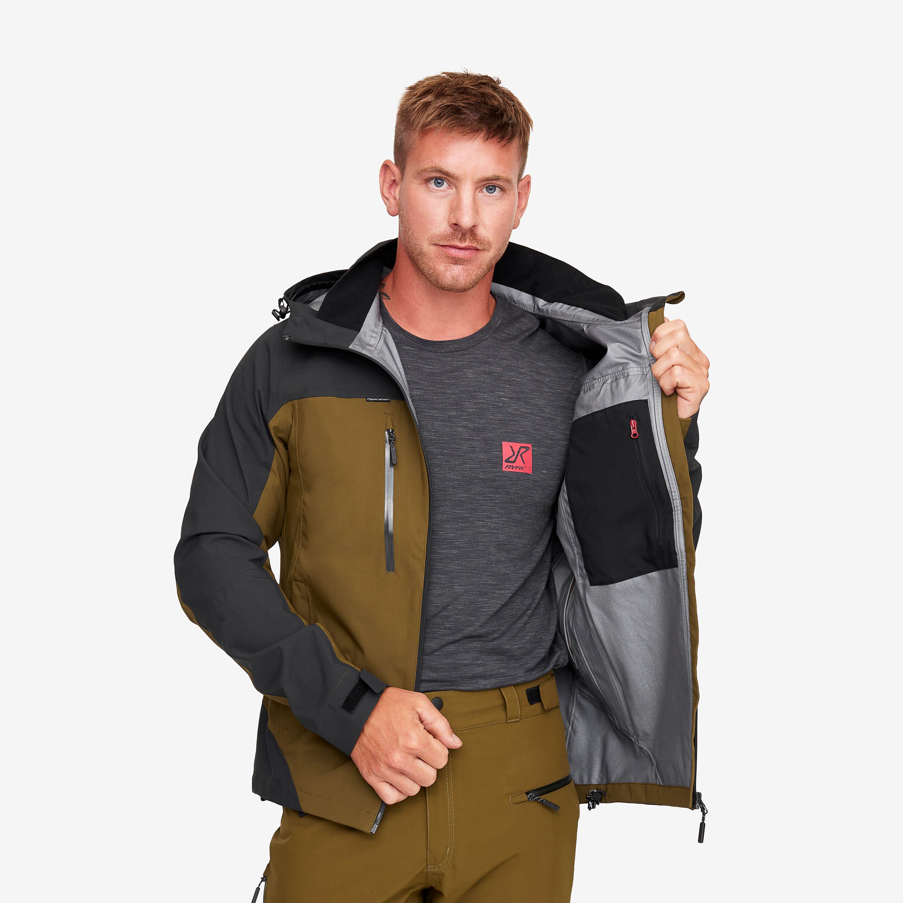 Silence Proshell 3L Jacket Homme Dark Olive/Moonless Night