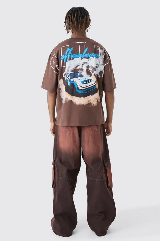 Tall Overdyed Parachute Cargo Jeans