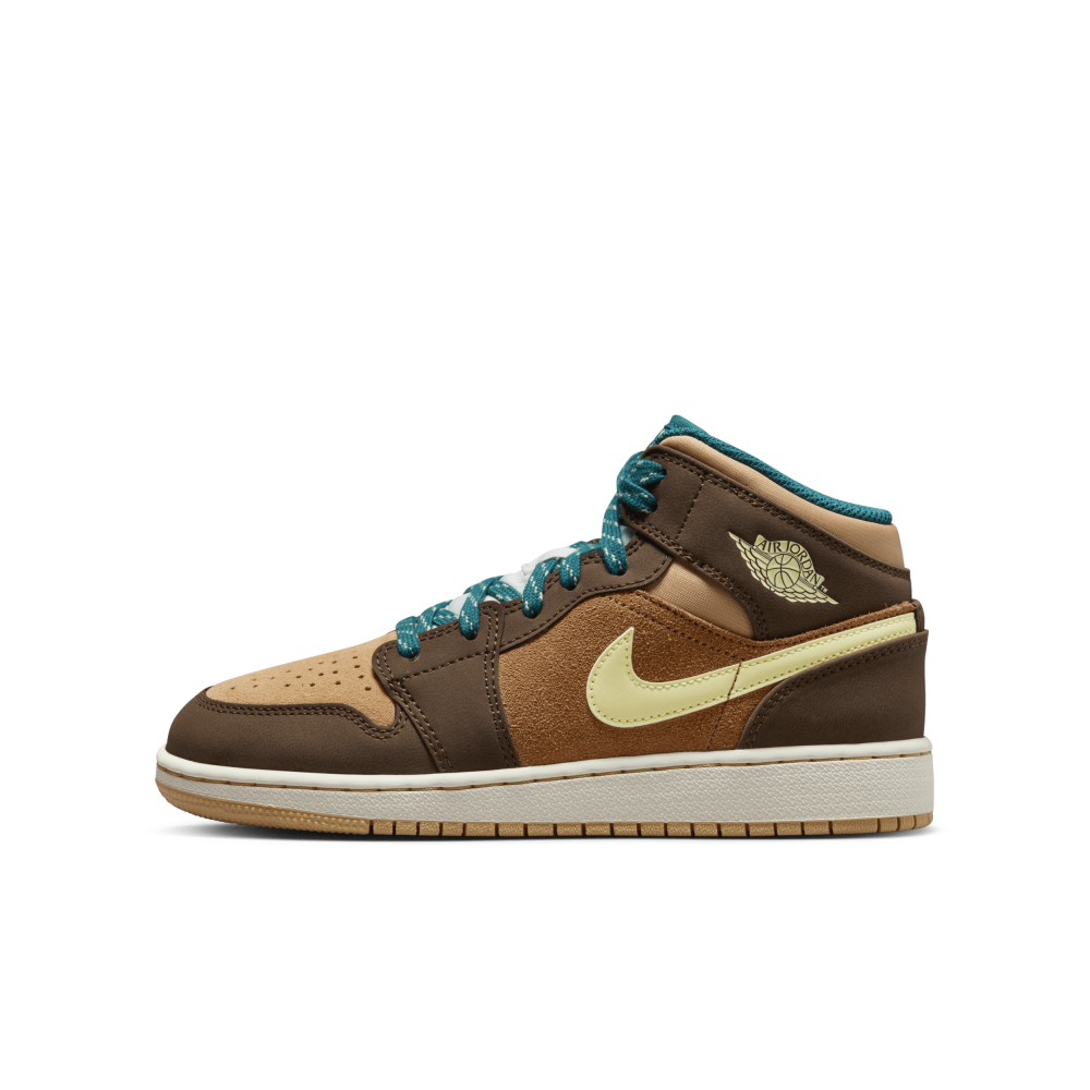 NIKE JORDAN 1 Mid SE GS DZ6335-200 / braun