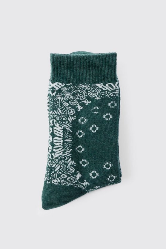 Socken mit Bandana-Print