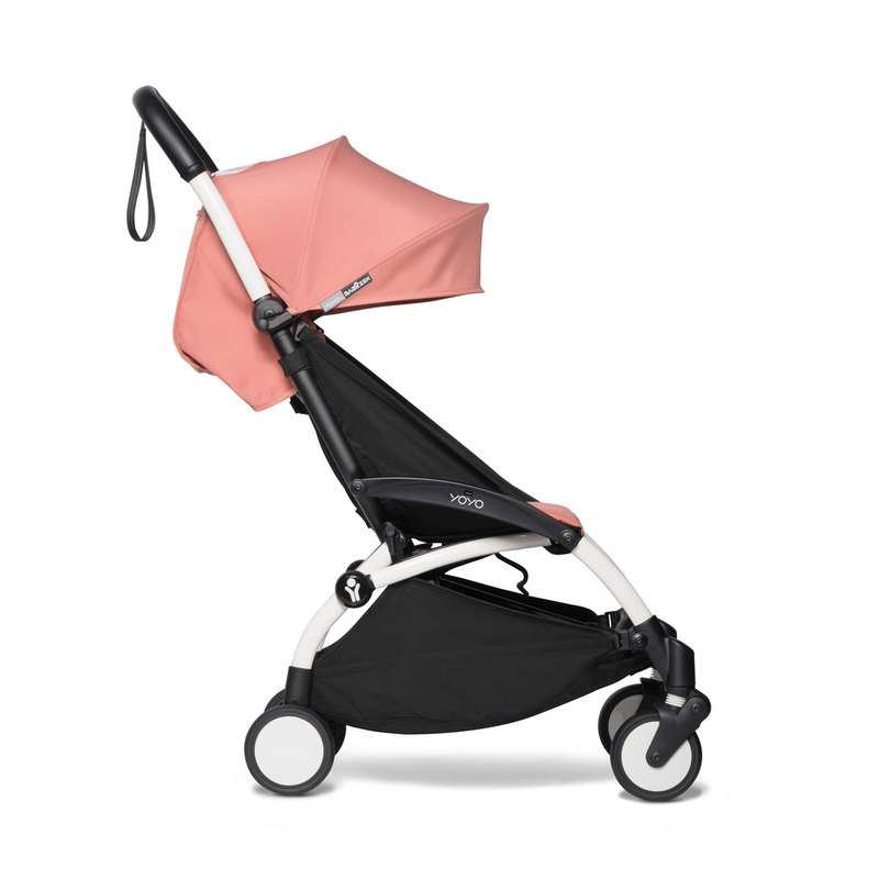 Poussette Yoyo2 4 roues châssis blanc assise 6+ ginger Babyzen