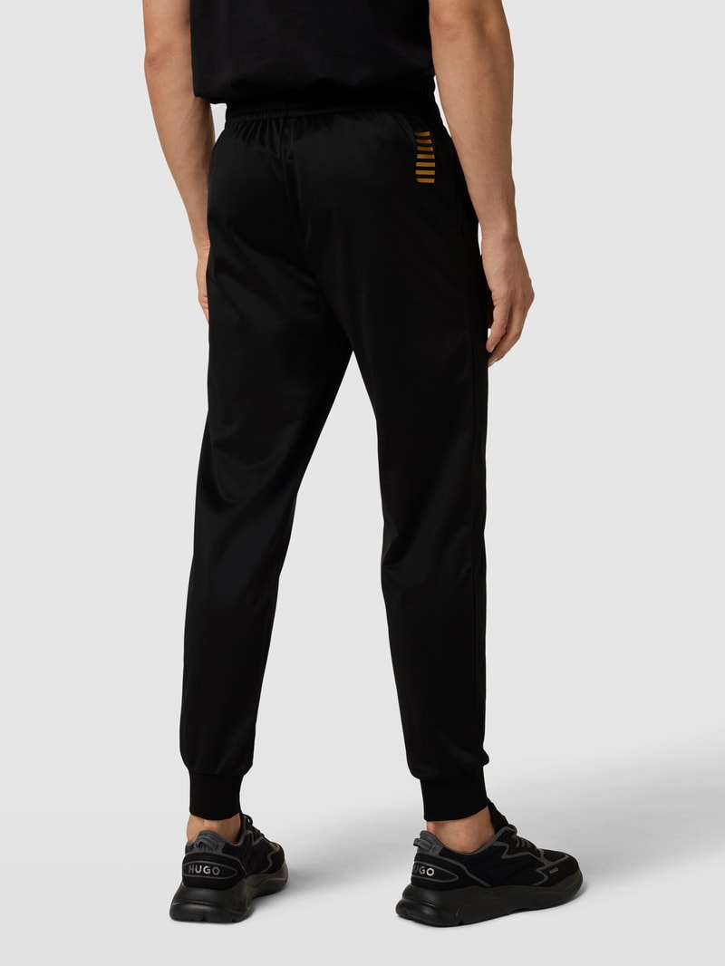 Sweatanzug mit Label-Details in schwarz