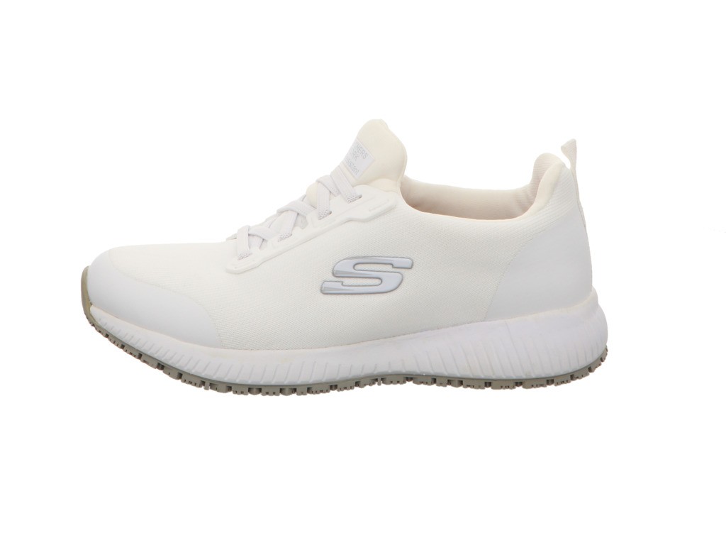 SKECHERS Sportliche Slipper weiss Slip-On Worker Sneaker