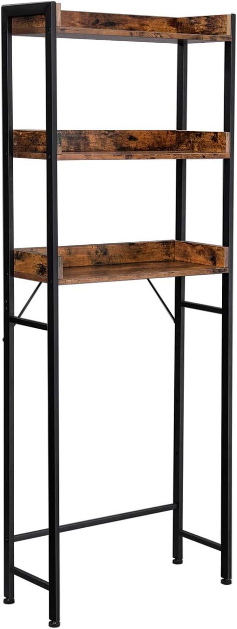 Songmics Über den Toilettenaufbewahrung, 63x25x165cm