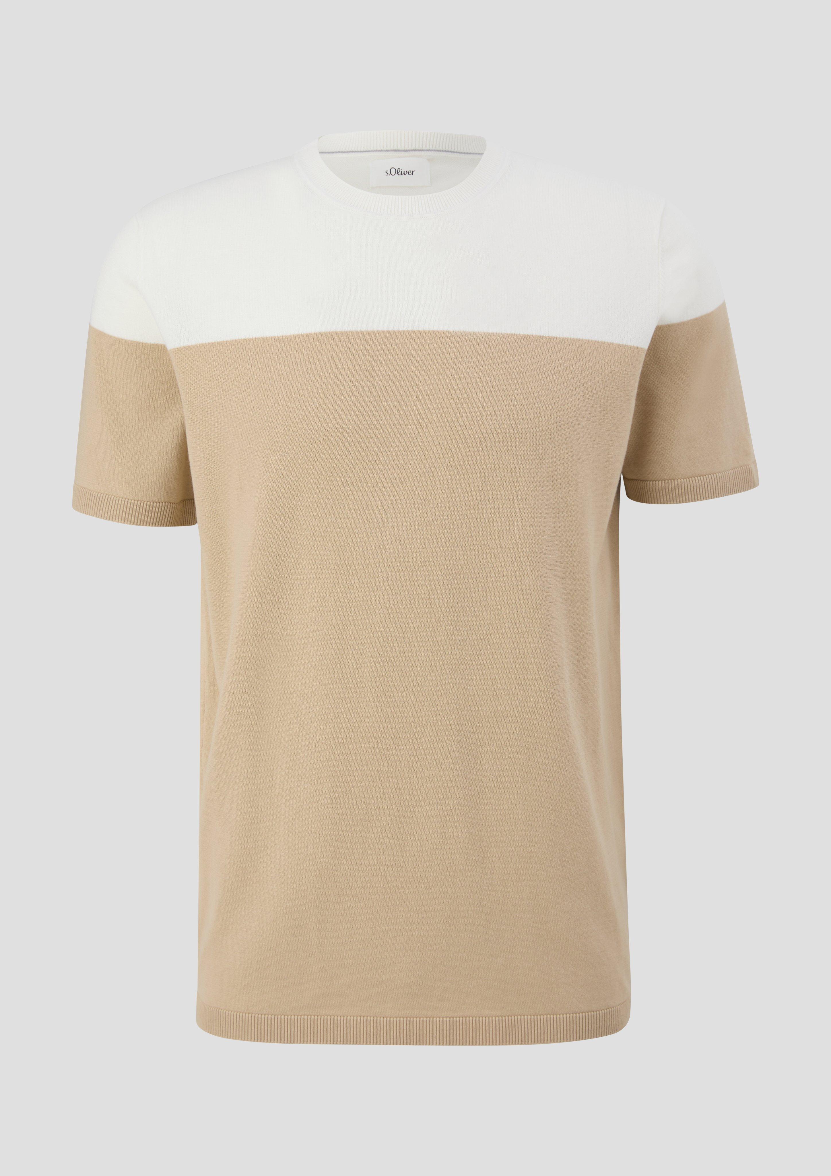 Strickshirt mit Colour-Blocking  2142963-81G0