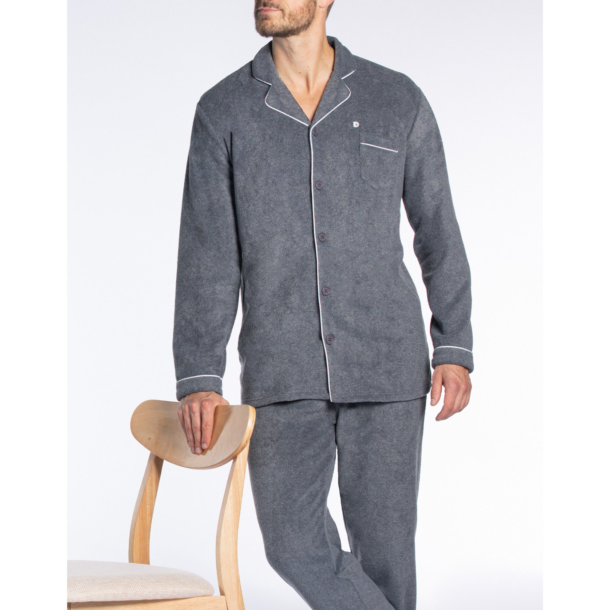 Pyjama boutonné micro polaire Homewear Dodo
