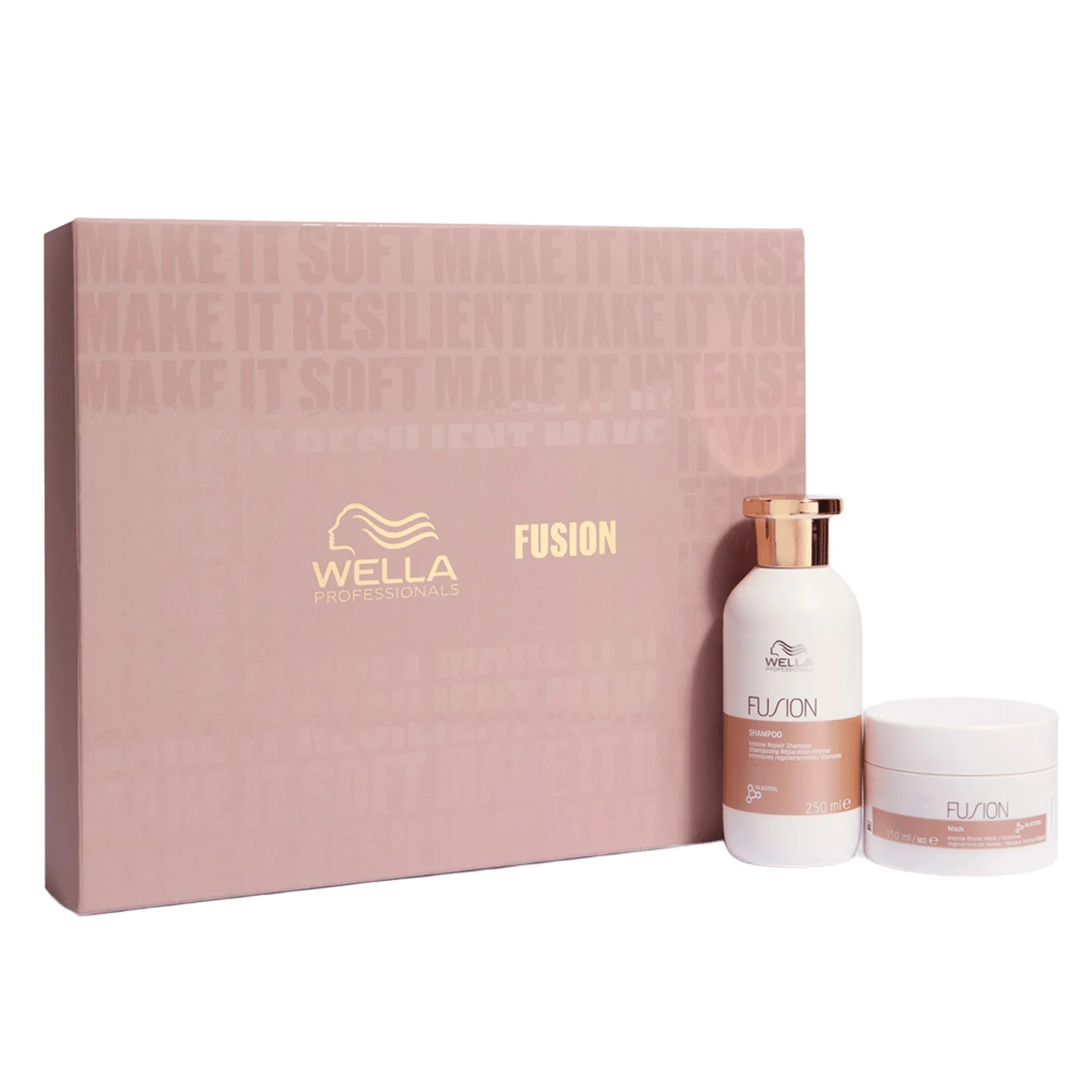 Set cadou de Crăciun Fusion - Șampon și mască - Seturi cadou pentru păr, Șampon întăritor