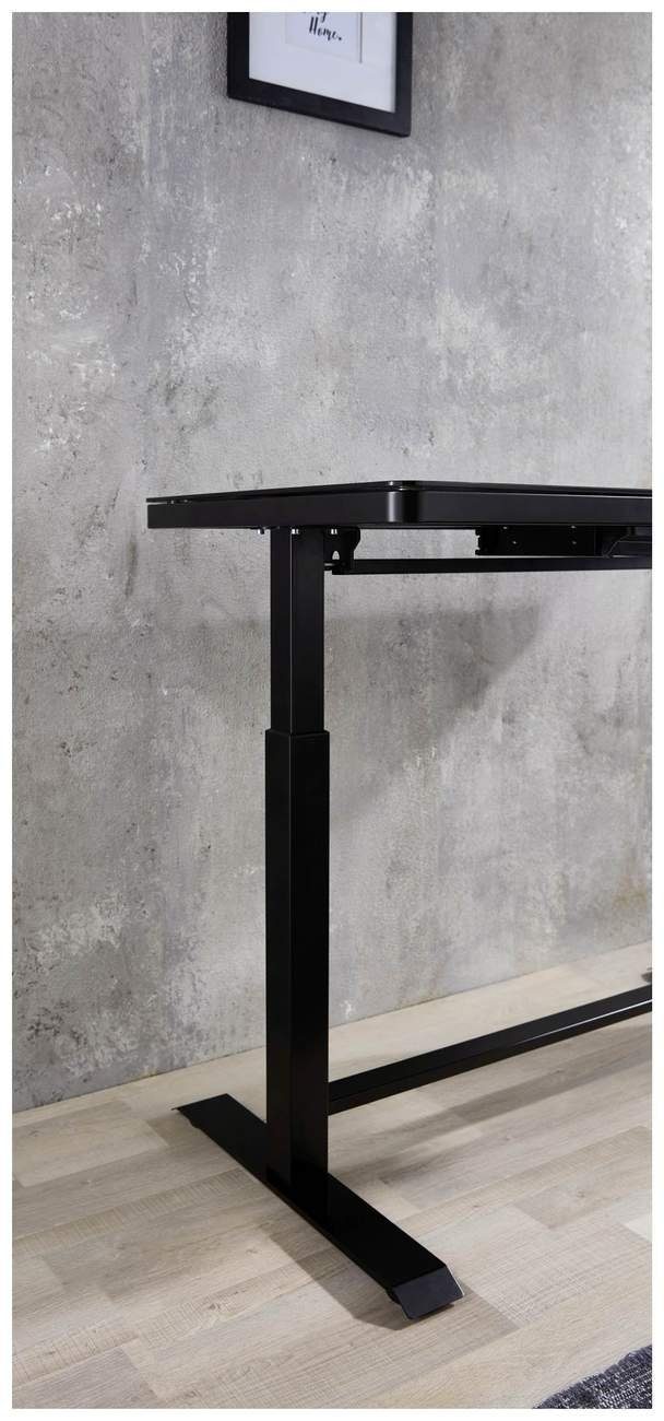 Bega Consult Computertisch Elektrisch verstellbarer Schreibtisch Stehtisch LIFT4HOME schwarz