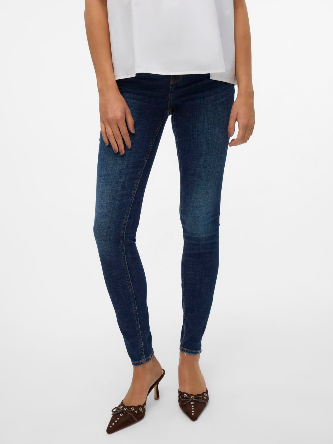 VMFLASH Mid Rise Skinny Fit Jeans