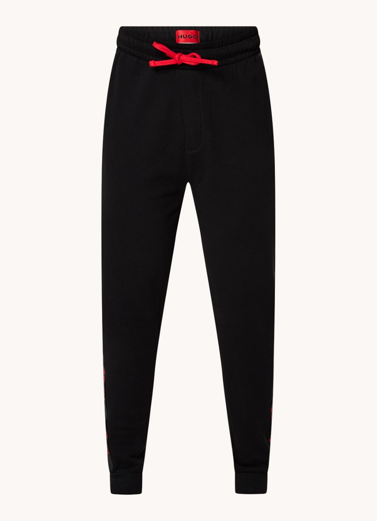 Pantaloni de trening slim fit HUGO BOSS cu logo în dungi